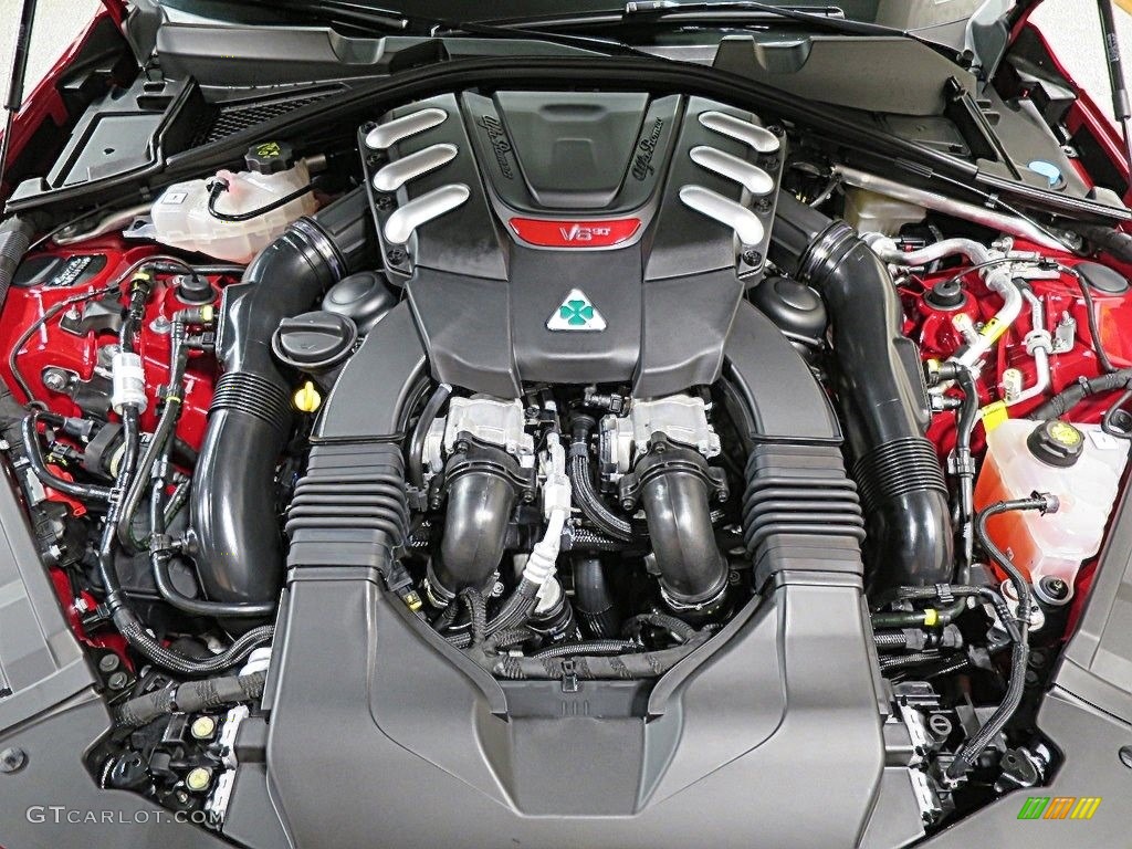 2017 Alfa Romeo Giulia Quadrifoglio 2.9 Liter Twin-Turbocharged DOHC 24-Valve VVT V6 Engine Photo #134688414