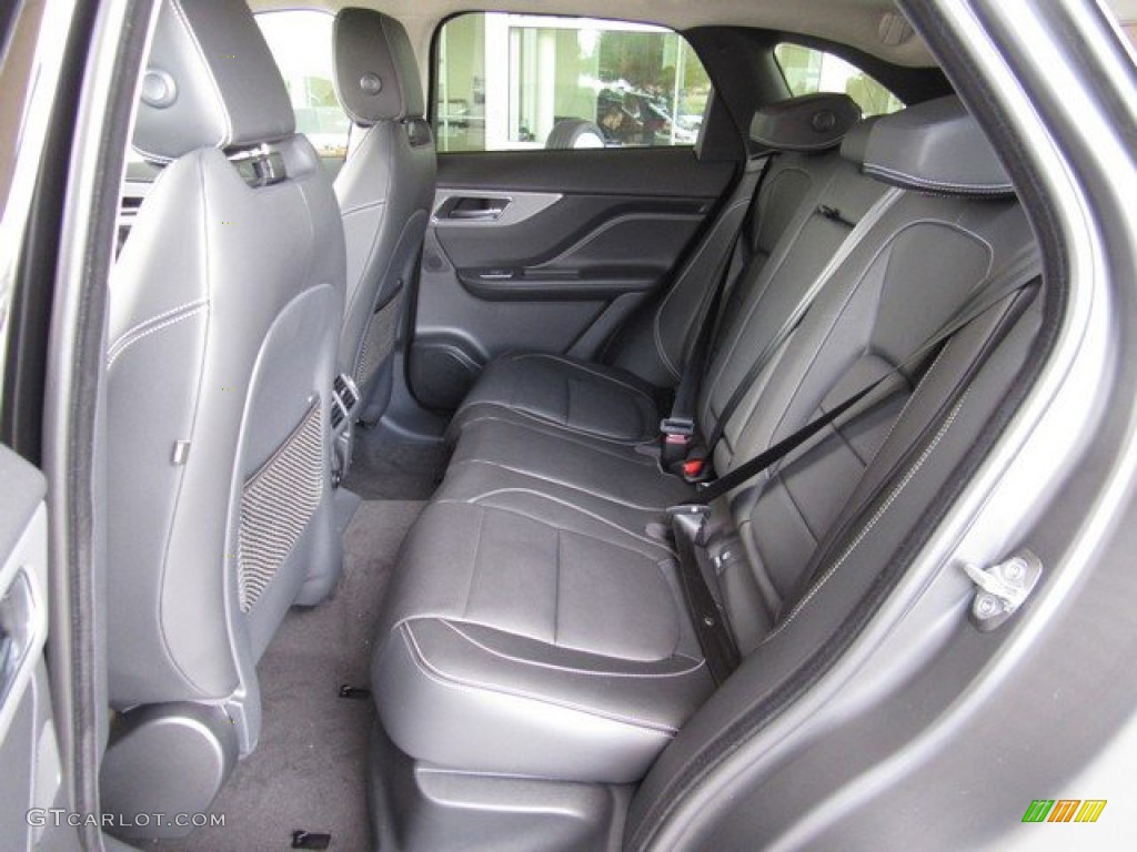 Ebony Interior 2020 Jaguar F-PACE 25t Checkered Flag Edition Photo #134688567