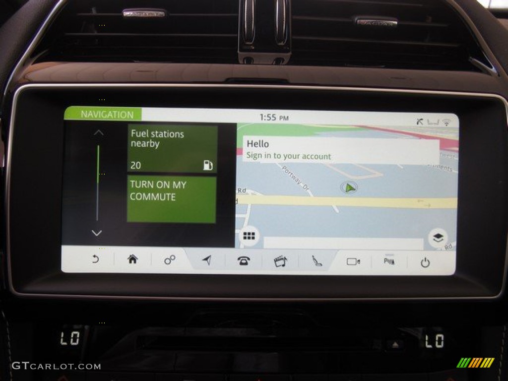 2020 Jaguar F-PACE 25t Checkered Flag Edition Navigation Photo #134689419