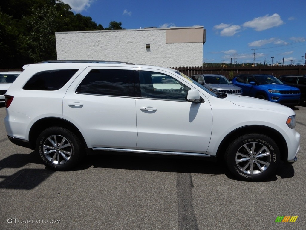 2014 Durango Limited AWD - Bright White / Black/Light Frost Beige photo #7