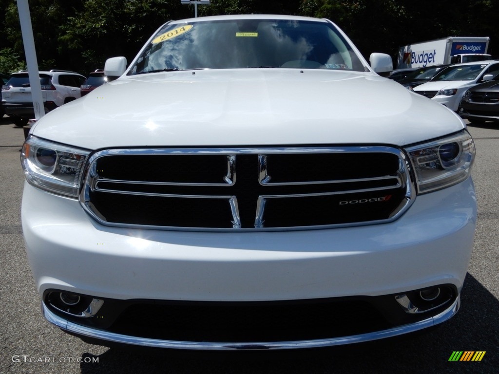 2014 Durango Limited AWD - Bright White / Black/Light Frost Beige photo #9