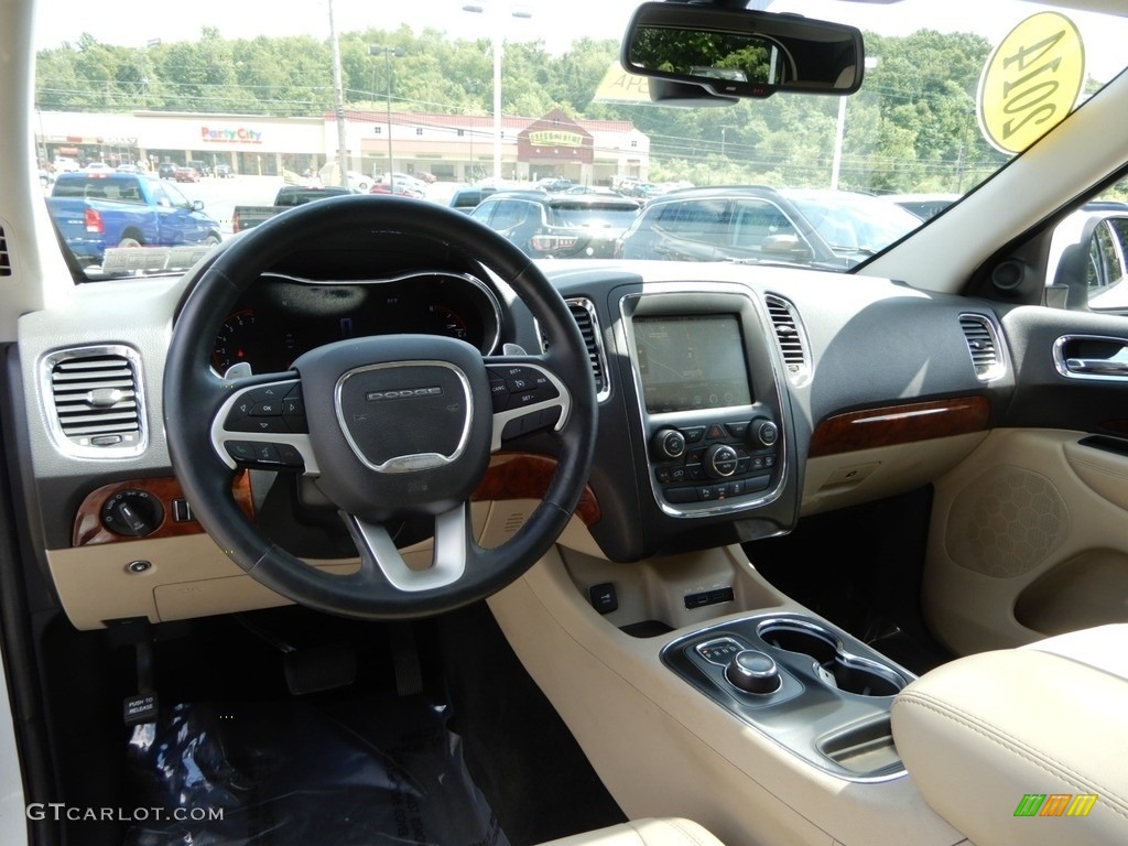 2014 Durango Limited AWD - Bright White / Black/Light Frost Beige photo #13