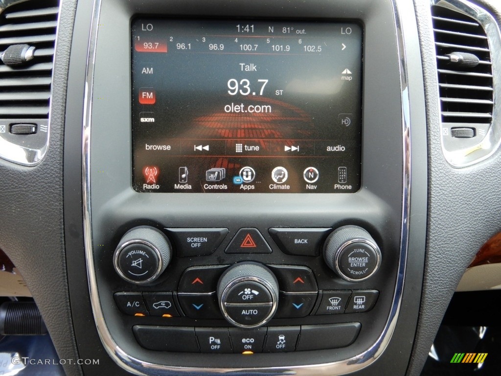 2014 Durango Limited AWD - Bright White / Black/Light Frost Beige photo #19