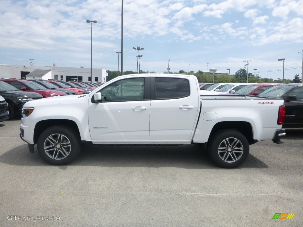 Summit White 2020 Chevrolet Colorado WT Crew Cab 4x4 Exterior Photo #134690916