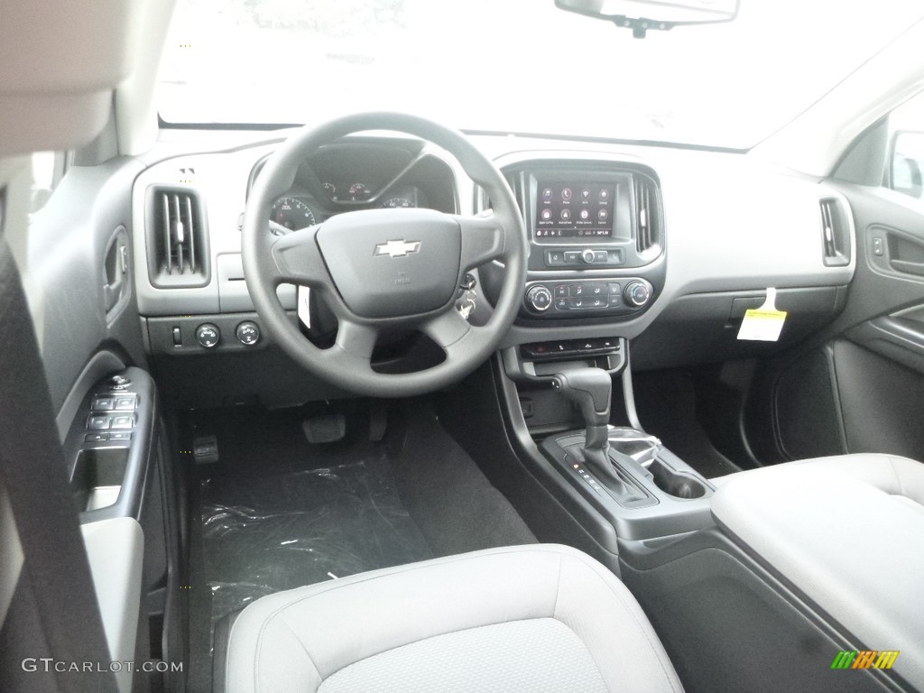 Ash Gray/Jet Black Interior 2020 Chevrolet Colorado WT Crew Cab 4x4 Photo #134691177