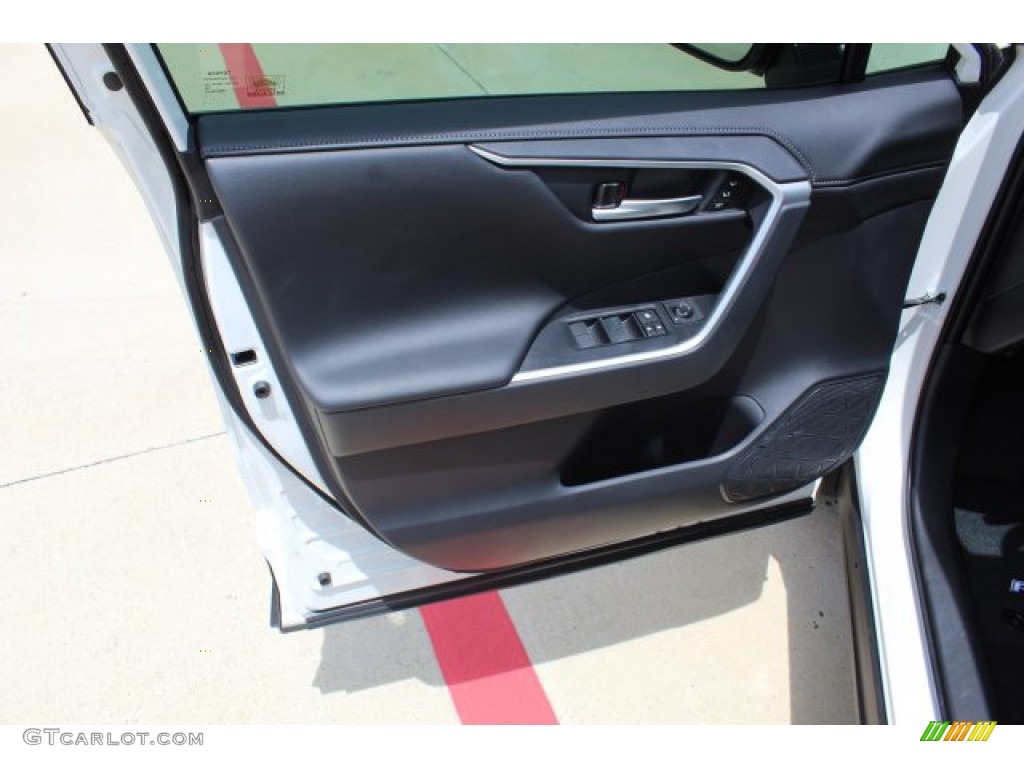 2019 RAV4 Limited - Blizzard White Pearl / Black photo #9
