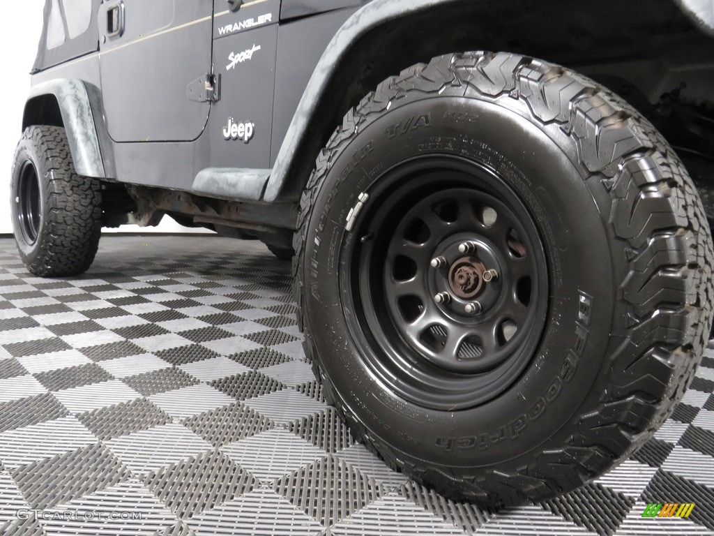 2002 Wrangler Sport 4x4 - Black / Camel Beige photo #3