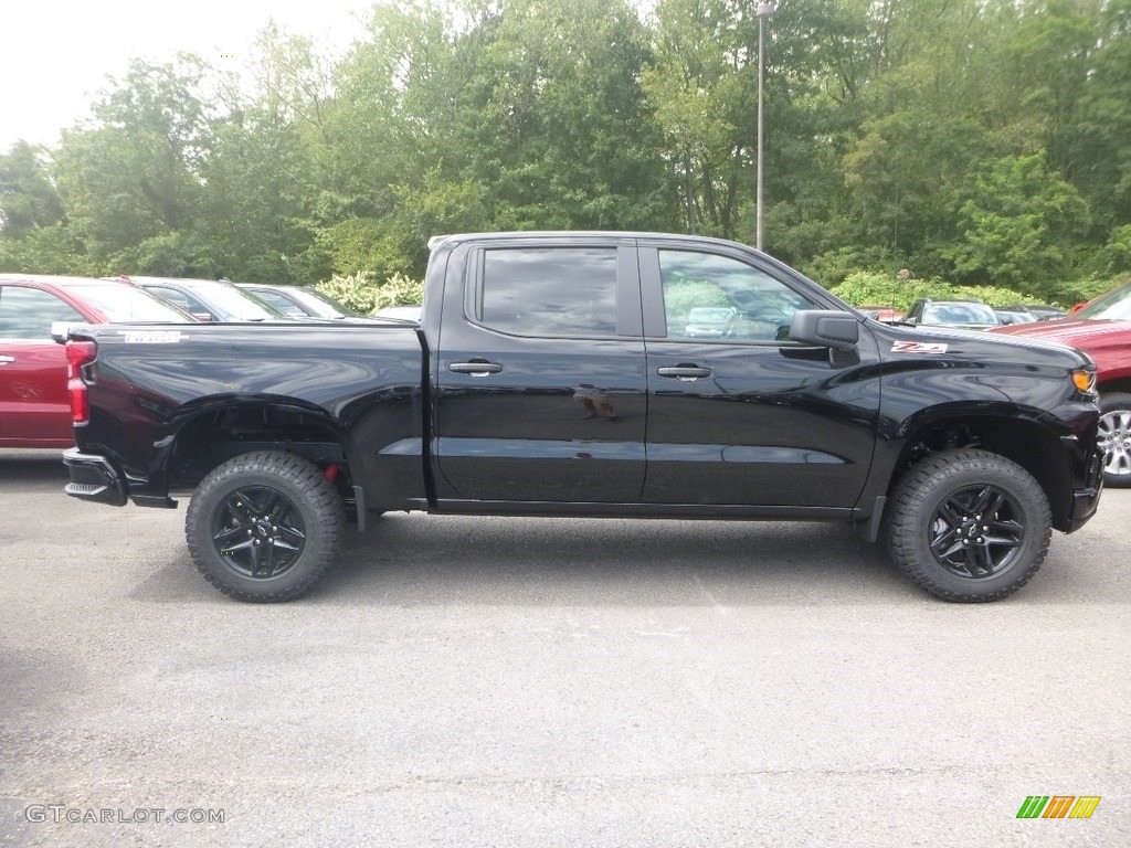 2019 Silverado 1500 Custom Z71 Trail Boss Crew Cab 4WD - Black / Jet Black photo #7