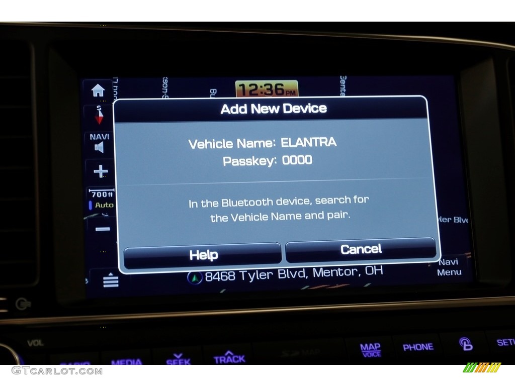 2017 Elantra Limited - White / Beige photo #11