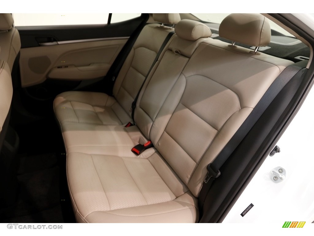 2017 Elantra Limited - White / Beige photo #18