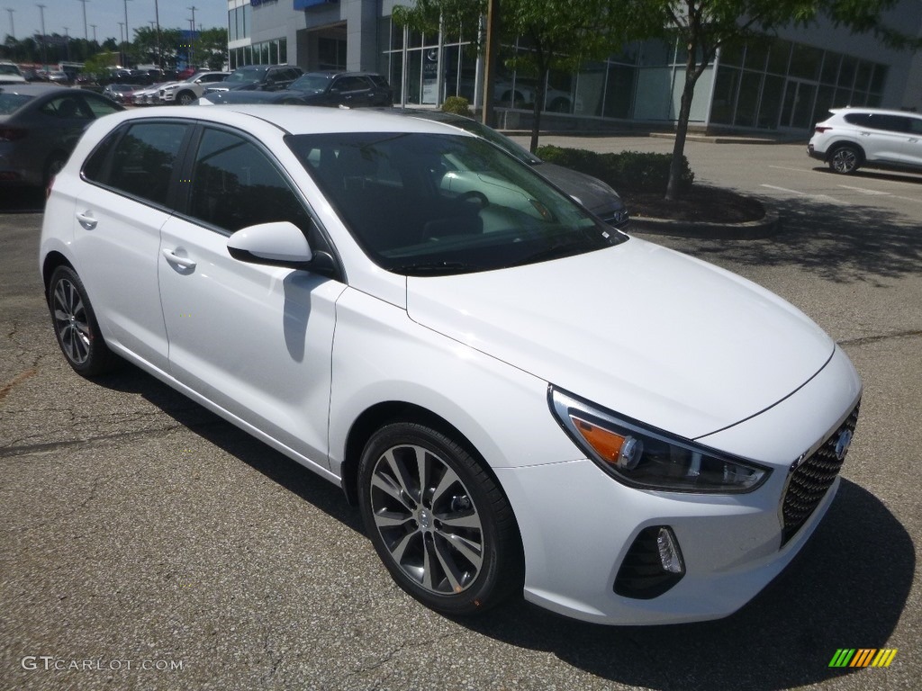 2019 Elantra GT  - Ceramic White / Black photo #3