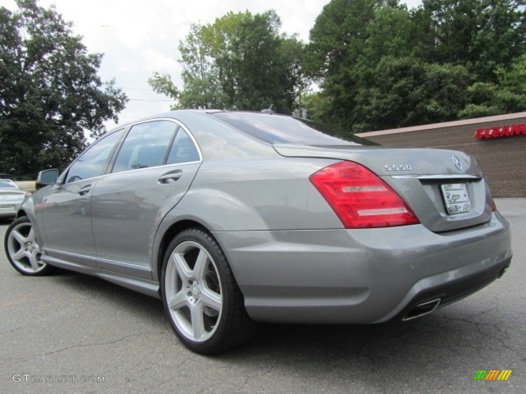 2013 S 550 Sedan - Palladium Silver Metallic / Cashmere/Savanna photo #8