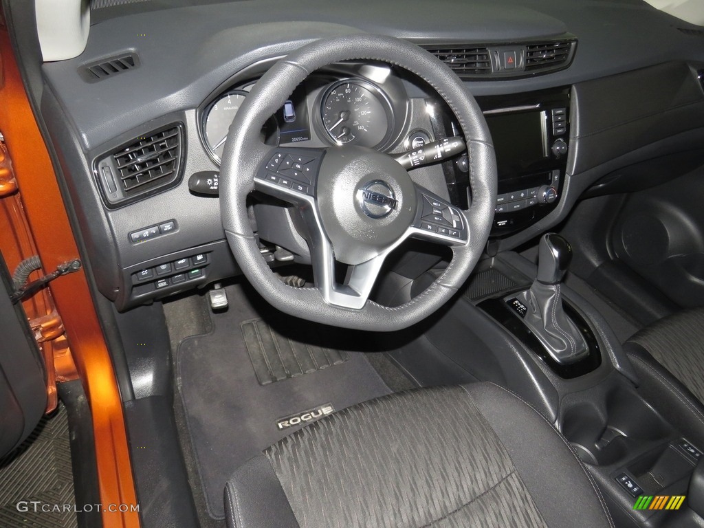 2019 Rogue SV AWD - Monarch Orange Metallic / Charcoal photo #19