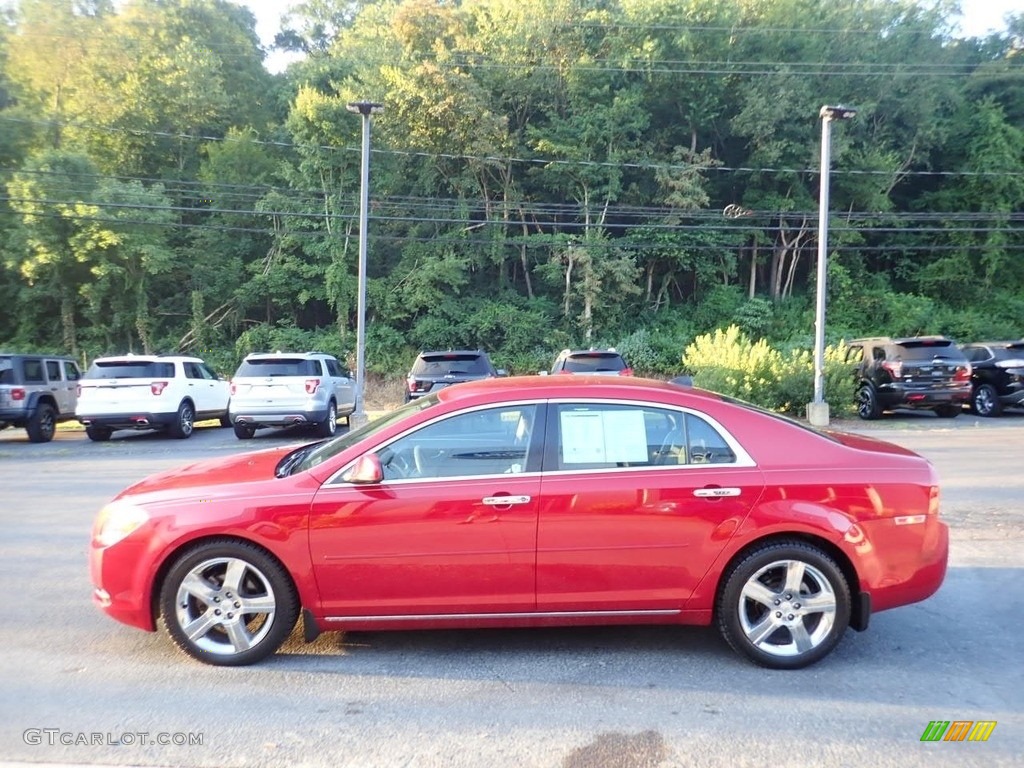 2012 Malibu LT - Crystal Red Tintcoat / Ebony photo #5