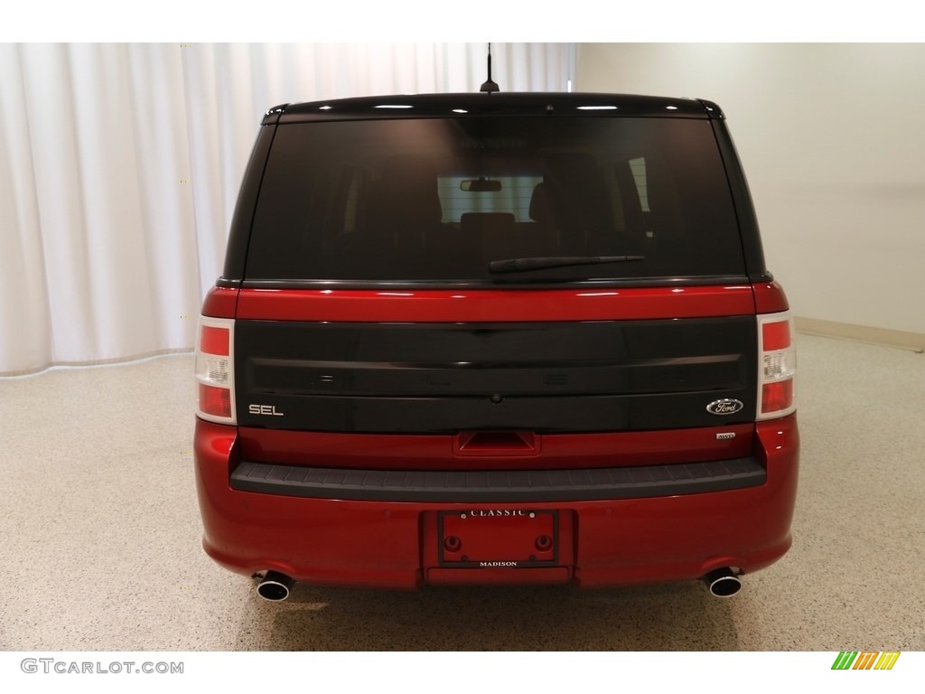 2016 Flex SEL AWD - Ruby Red / Charcoal Black/Light Earth Gray photo #18