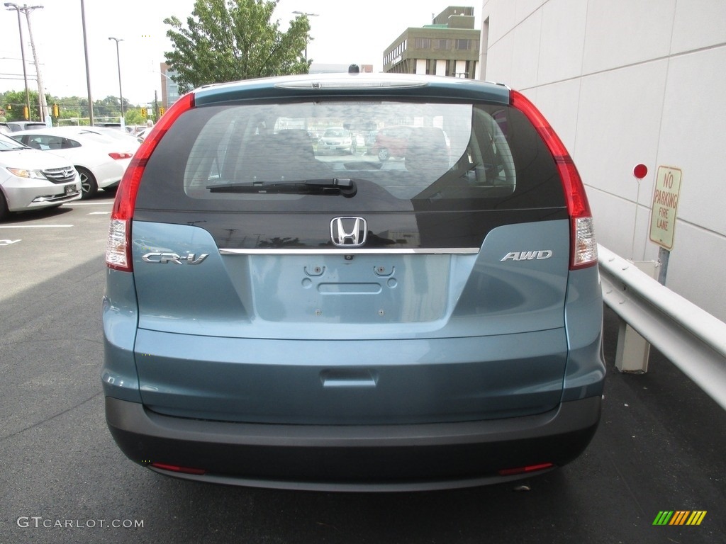 2014 CR-V LX AWD - Mountain Air Metallic / Gray photo #4