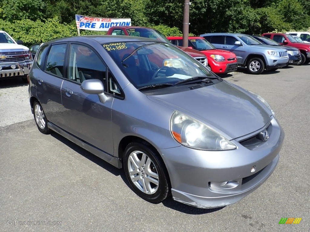 2008 Fit Sport - Storm Silver Metallic / Black/Grey photo #5