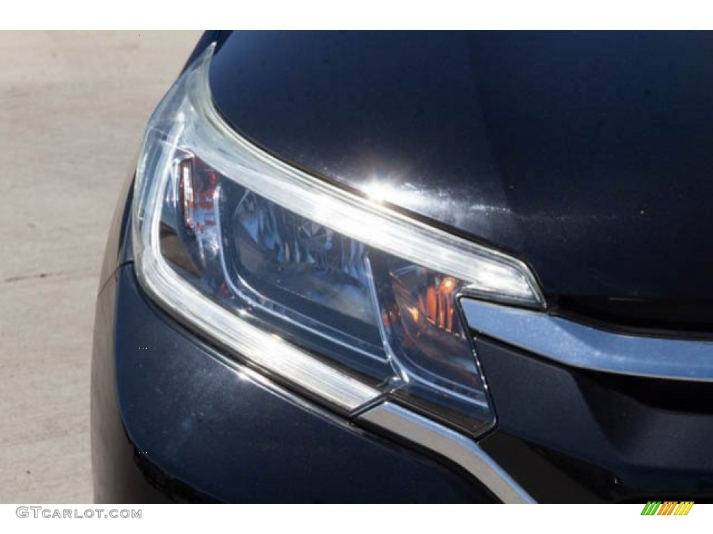 2016 CR-V LX - Obsidian Blue Pearl / Black photo #8