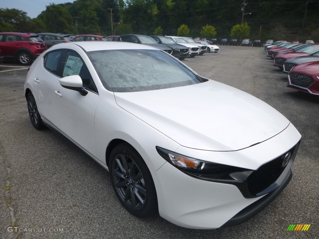 Snowflake White Pearl Mica 2019 Mazda MAZDA3 Hatchback Preferred AWD Exterior Photo #134700891