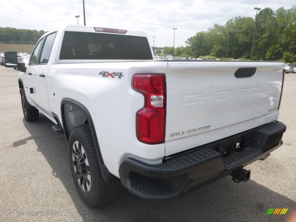 2020 Silverado 2500HD Custom Crew Cab 4x4 - Summit White / Jet Black photo #3