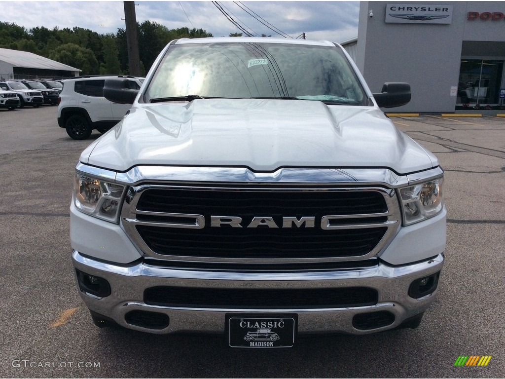 2019 1500 Big Horn Crew Cab 4x4 - Bright White / Black/Diesel Gray photo #4