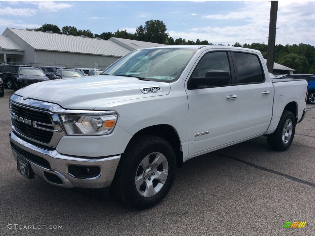 2019 1500 Big Horn Crew Cab 4x4 - Bright White / Black/Diesel Gray photo #5