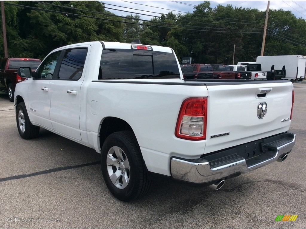 2019 1500 Big Horn Crew Cab 4x4 - Bright White / Black/Diesel Gray photo #7