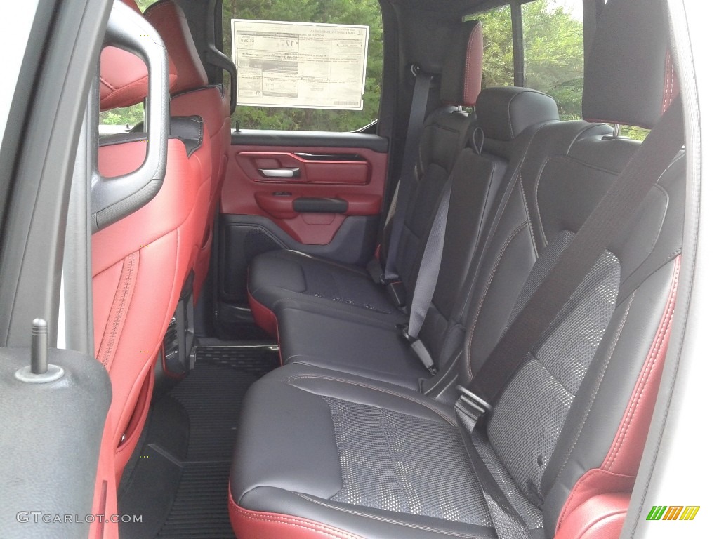 2019 1500 Big Horn Quad Cab 4x4 - Bright White / Black/Red photo #11