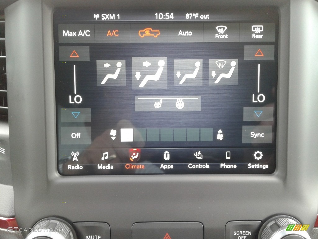 2019 Ram 1500 Big Horn Quad Cab 4x4 Controls Photo #134704335