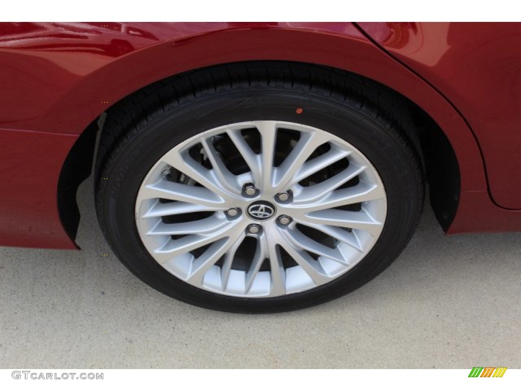 2018 Camry XLE - Ruby Flare Pearl / Black photo #7