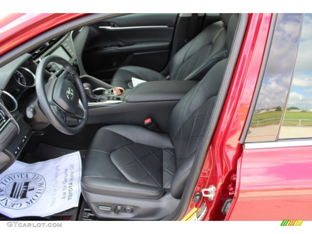 2018 Camry XLE - Ruby Flare Pearl / Black photo #13