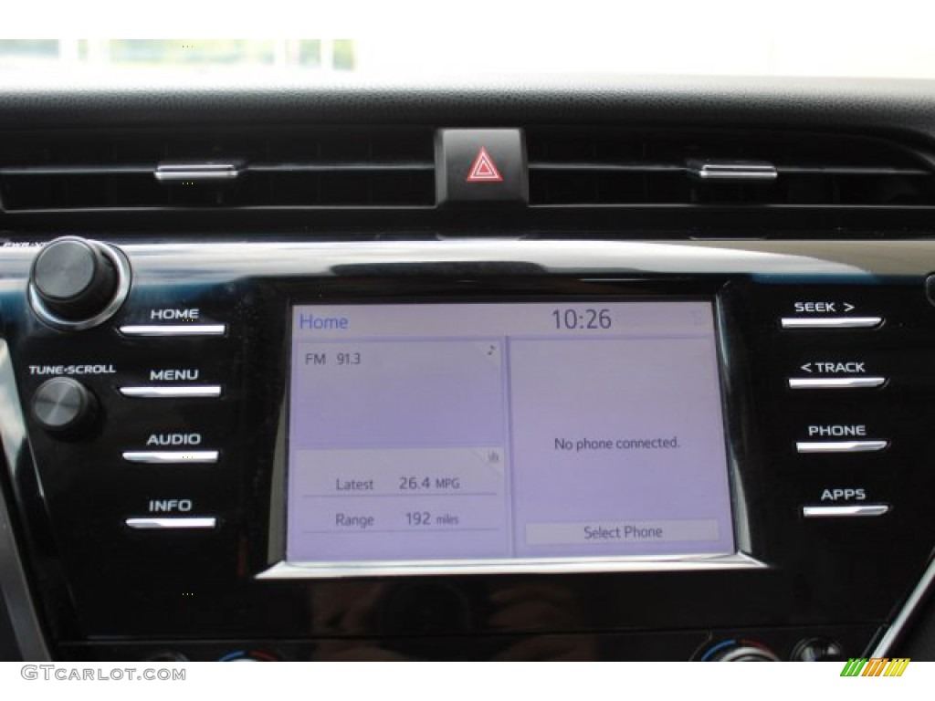 2018 Camry XLE - Ruby Flare Pearl / Black photo #19