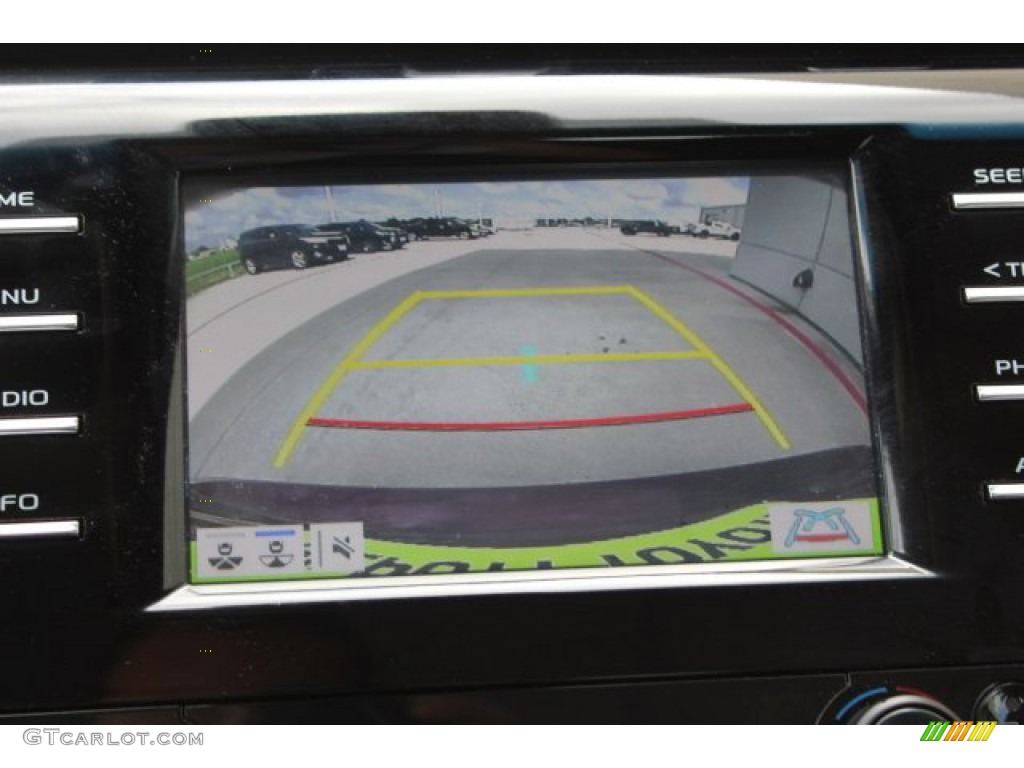 2018 Camry XLE - Ruby Flare Pearl / Black photo #22