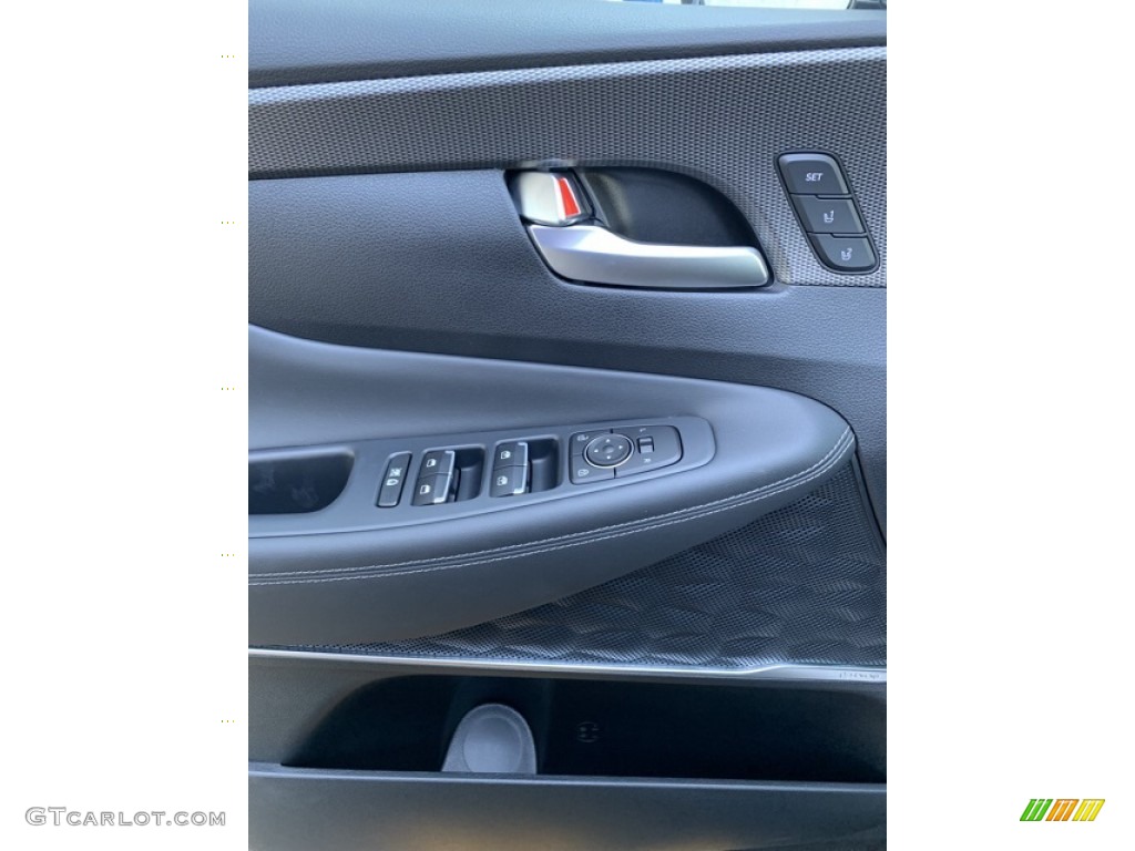2020 Hyundai Santa Fe Limited AWD Black Door Panel Photo #134706099