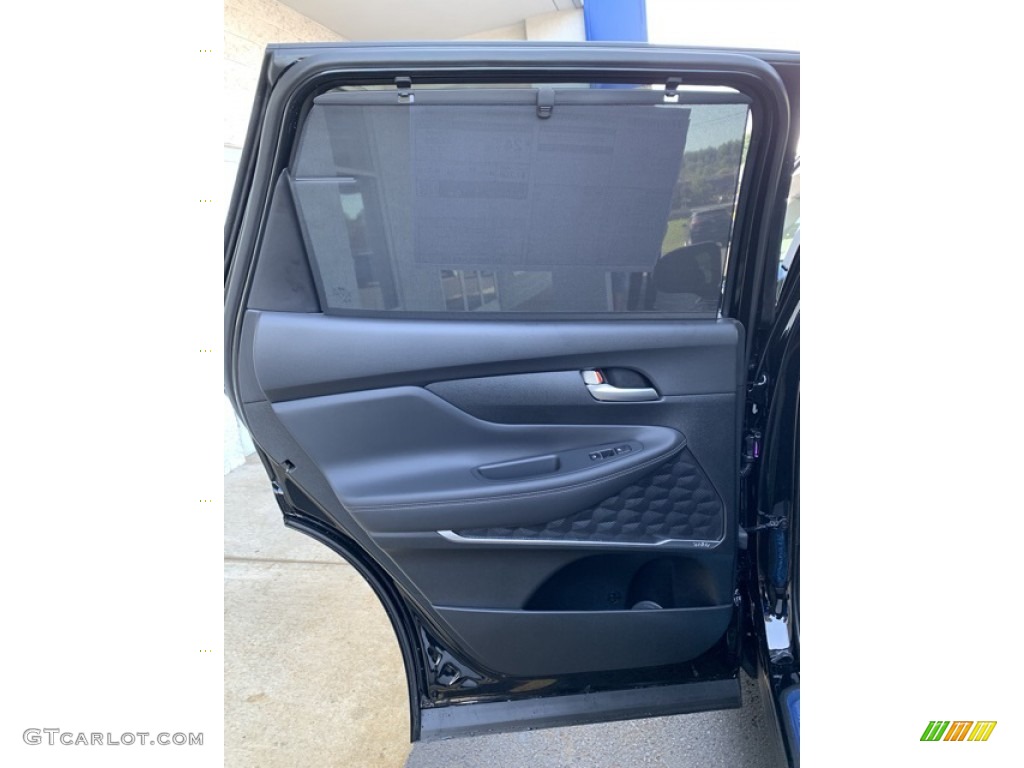 2020 Hyundai Santa Fe Limited AWD Black Door Panel Photo #134706132