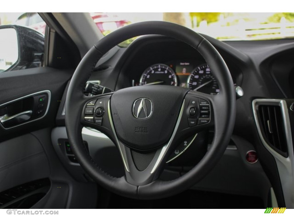 2020 Acura TLX V6 Sedan Graystone Steering Wheel Photo #134706384