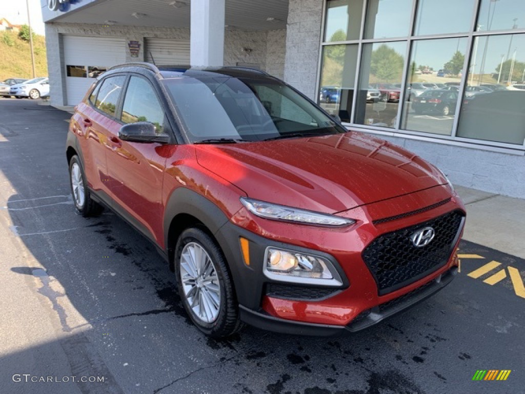 2020 Kona SEL AWD - Pulse Red / Black photo #2