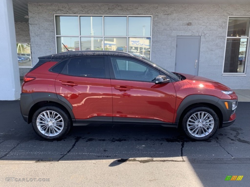 2020 Kona SEL AWD - Pulse Red / Black photo #3