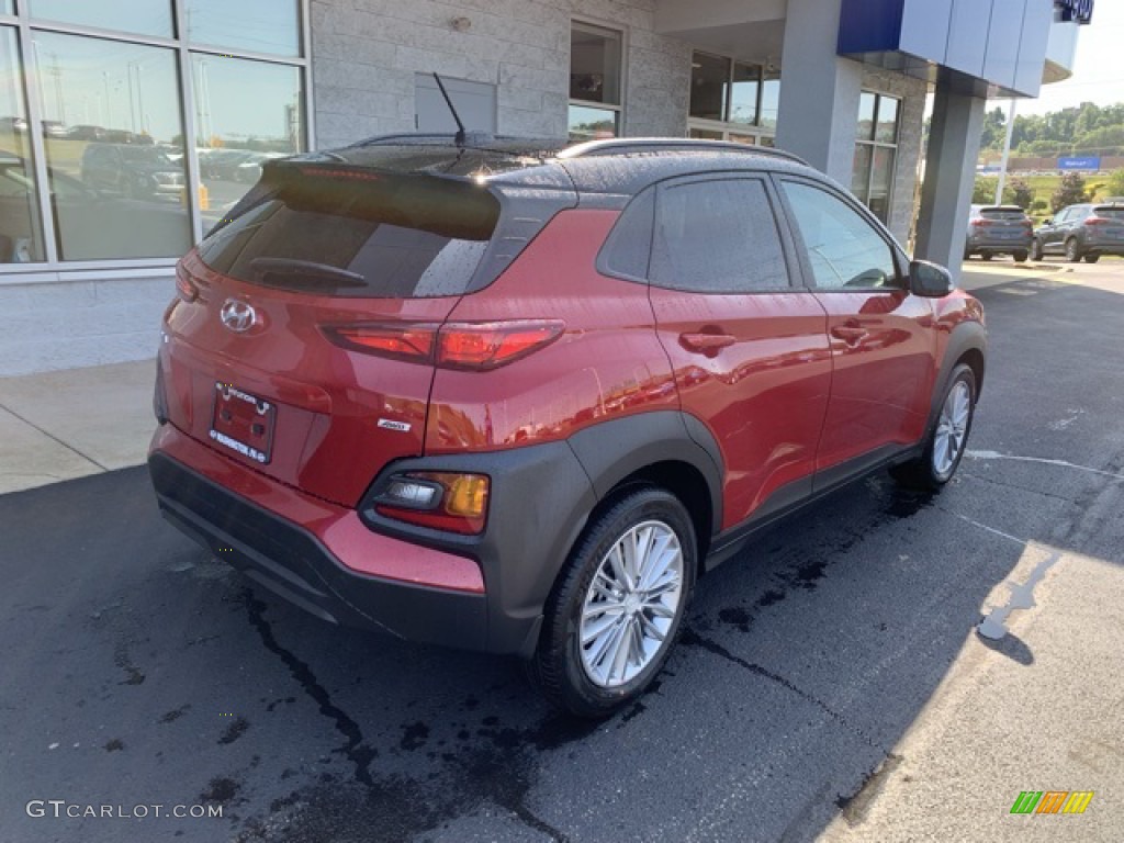 2020 Kona SEL AWD - Pulse Red / Black photo #4