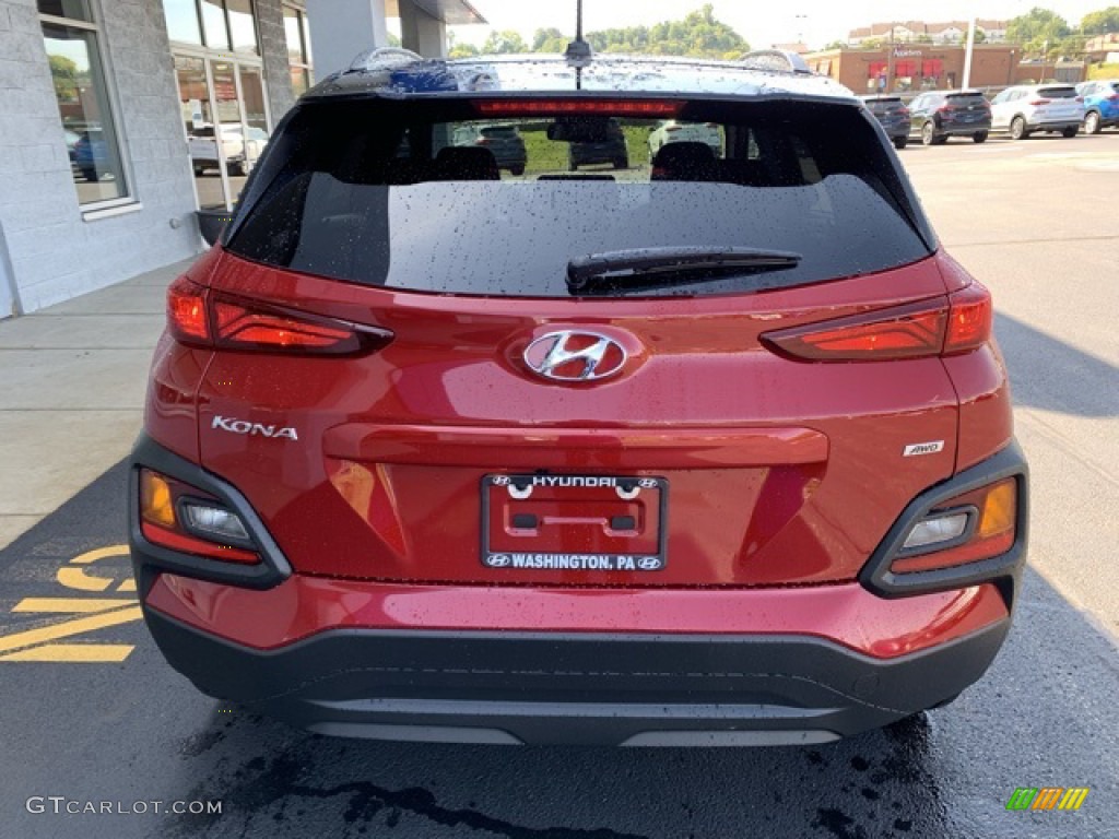 2020 Kona SEL AWD - Pulse Red / Black photo #5