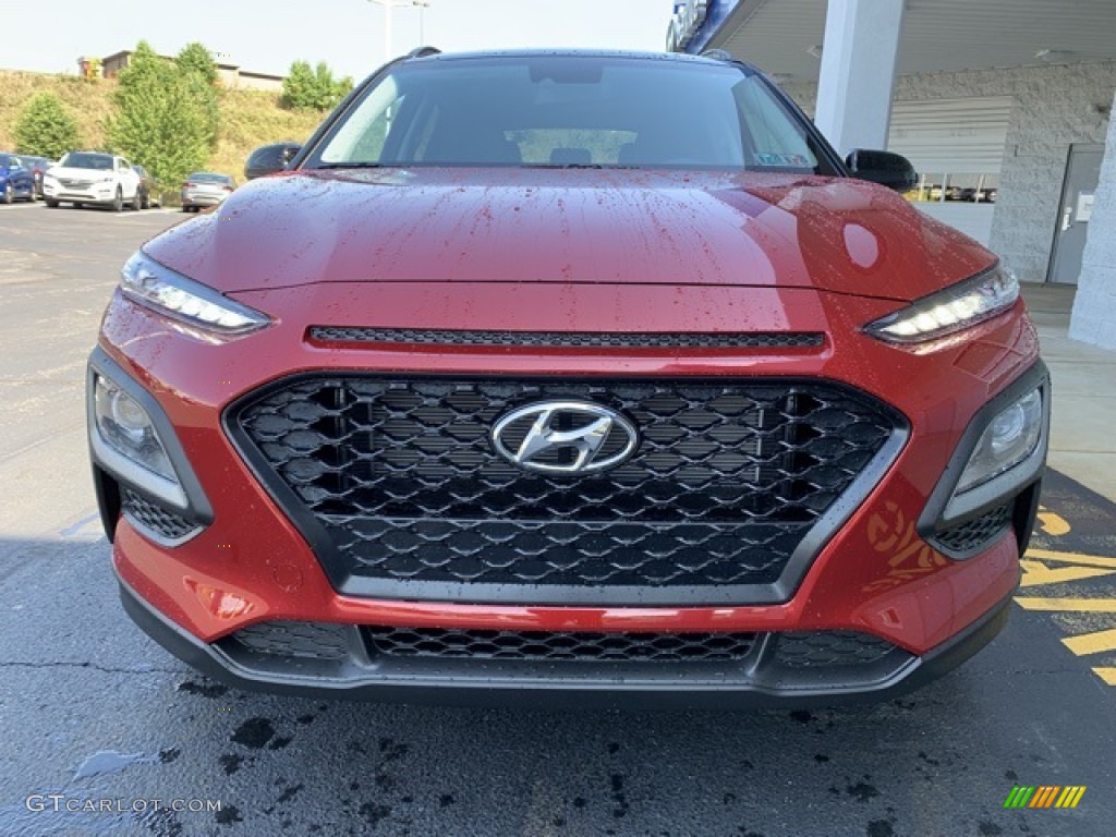 2020 Kona SEL AWD - Pulse Red / Black photo #8