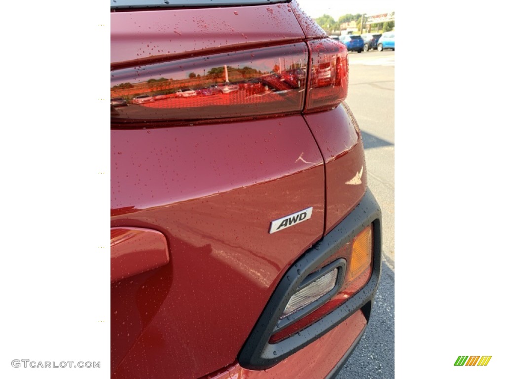 2020 Kona SEL AWD - Pulse Red / Black photo #23