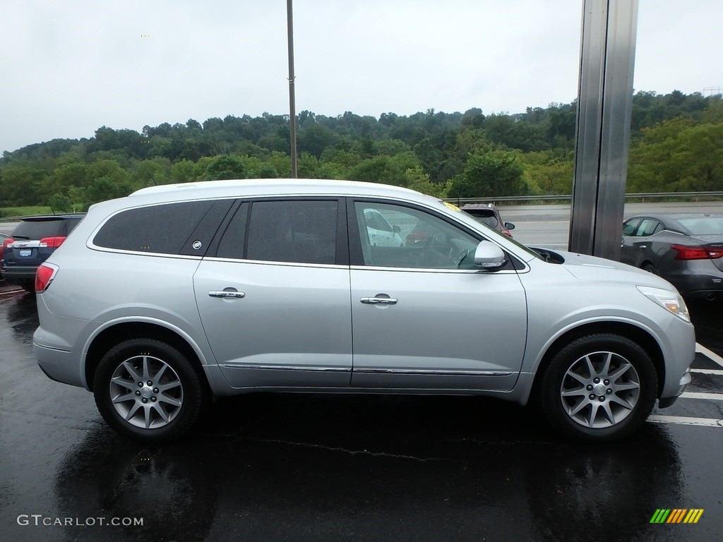 2017 Enclave Leather AWD - Quicksilver Metallic / Light Titanium photo #5