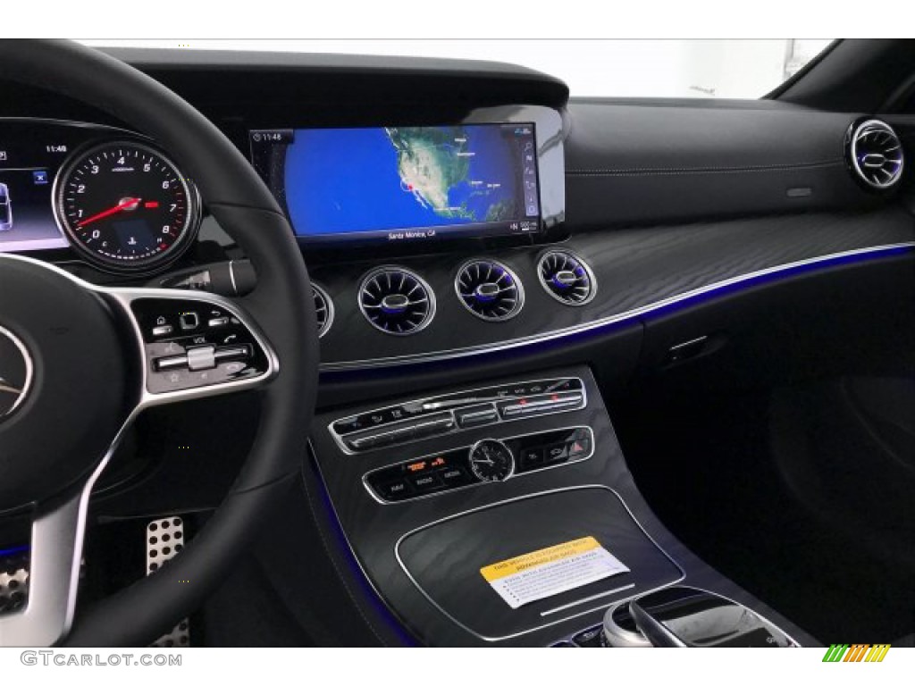 2019 Mercedes-Benz E 450 4Matic Cabriolet Black Dashboard Photo #134709491