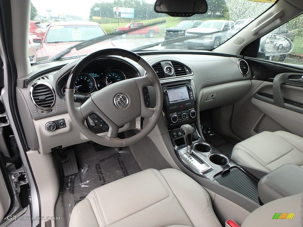 2017 Enclave Leather AWD - Quicksilver Metallic / Light Titanium photo #20