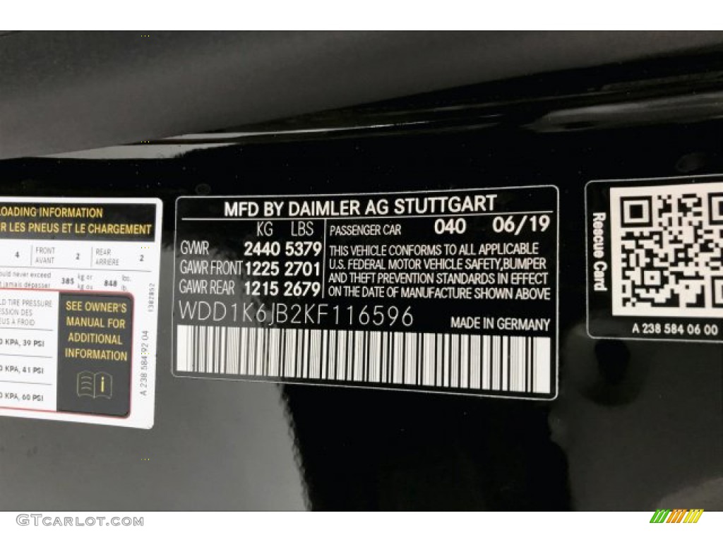 2019 E 450 4Matic Cabriolet - Black / Black photo #11