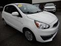 Pearl White 2018 Mitsubishi Mirage ES Exterior