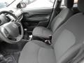 2018 Mitsubishi Mirage Dark Gray Interior Front Seat Photo
