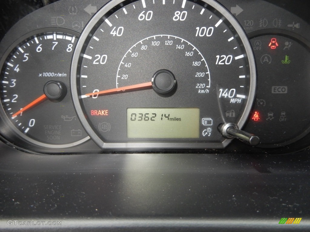 2018 Mitsubishi Mirage ES Gauges Photo #134710739