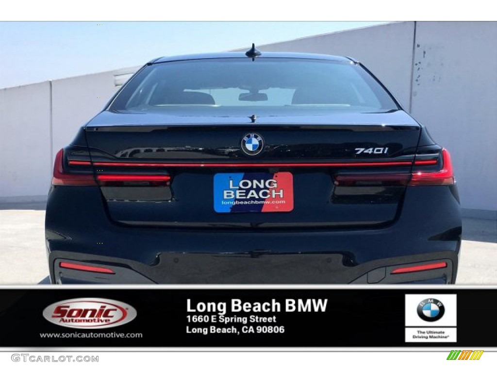 2020 7 Series 740i Sedan - Black Sapphire Metallic / Mocha photo #3